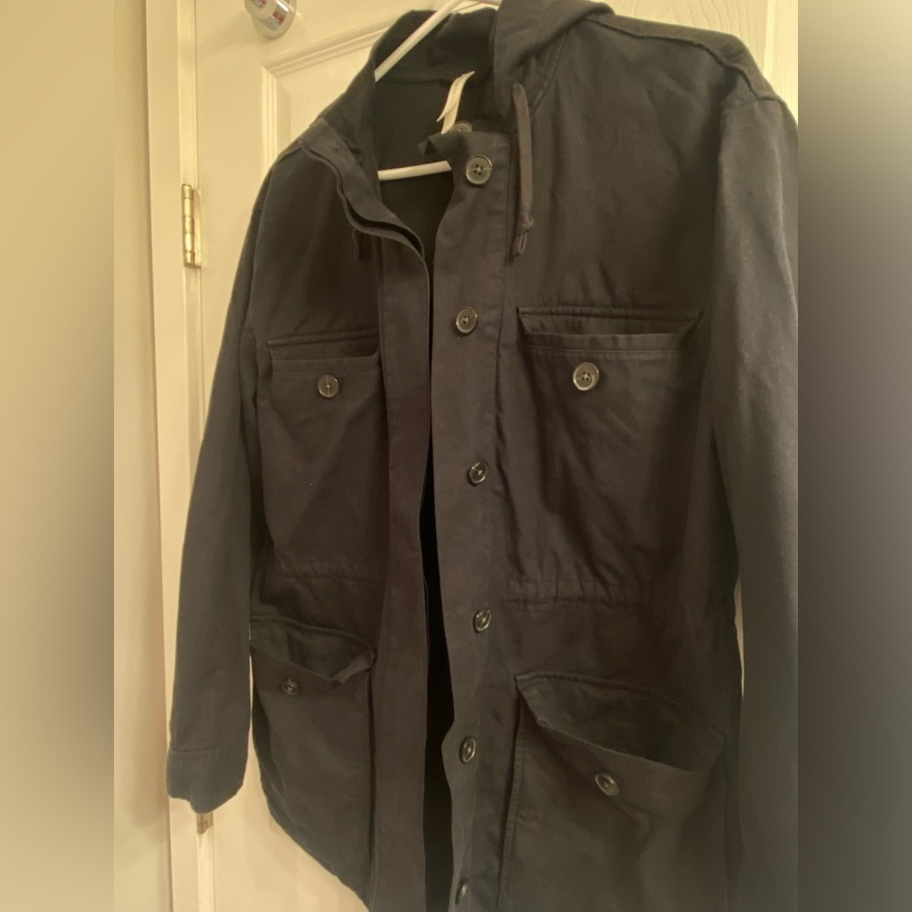 Aritzia The Group Babaton Military Inspired Nook Cotton Linen Jacket size M - Picture 6 of 10